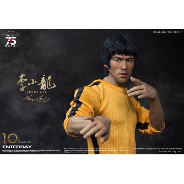 16 Scale Figure Bruce Lee Yellow Jumpsuit 75 Anniversary Set