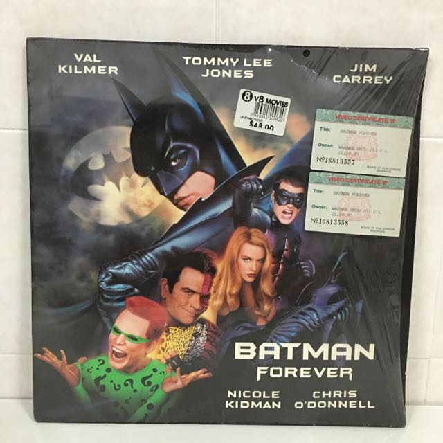 1995 Batman Forever Laser Disc (2 Discs), TV & Home Appliances, TV ...