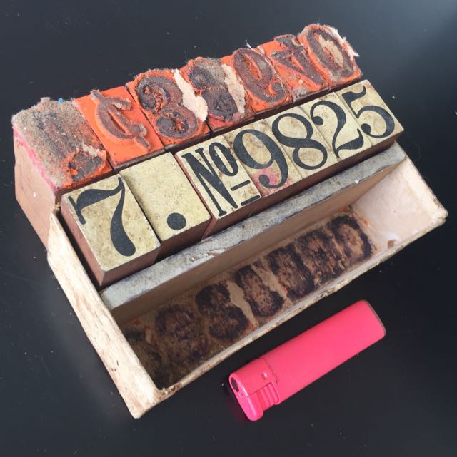 80s Number Rubber Stamp Vintage Collectibles Vintage