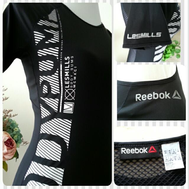 Reebok Les Mills Women S Bodypump Mesh Short Sleeve Tee Size Xs Usa Sports Sports Apparel On Carousell