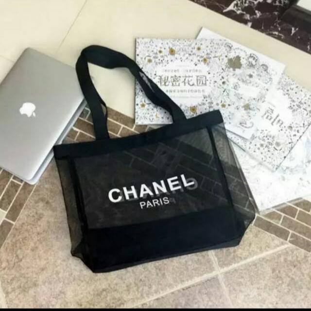 chanel mesh tote bag