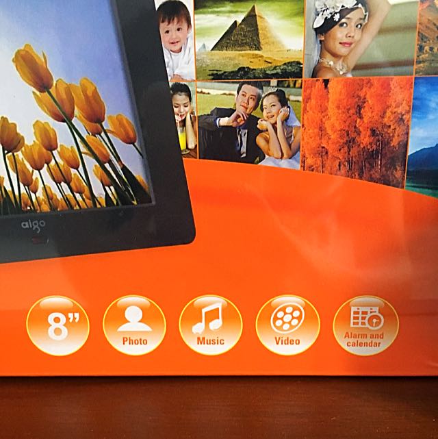 Digital Photo Frame (Aigo DPF8011), Furniture & Home Living, Home Decor