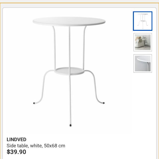 Ikea Lindved Side Table Furniture On Carousell