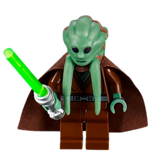 *BRAND NEW* Lego Minifig Star Wars KIT FISTO  with LIGHTSABER