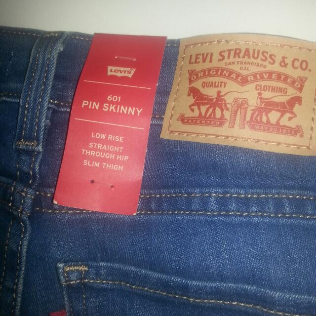 levis 601 pin skinny