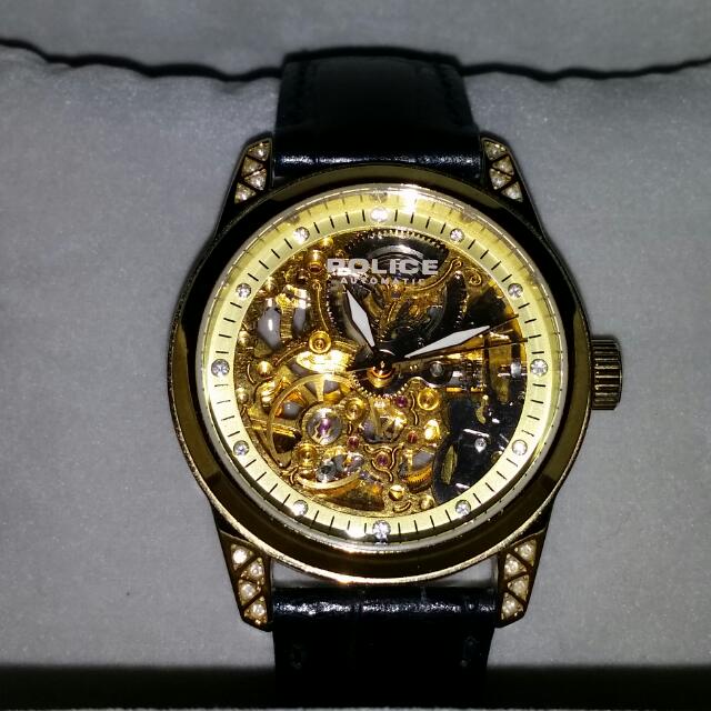 Police automatic deals watch