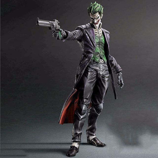 Play Arts Kai Batman Arkham Origins The Joker Action Figure Model Toy 