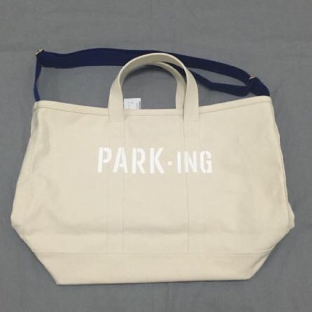 The Parking Ginza x Bonjour Records LARGE Tote Bag