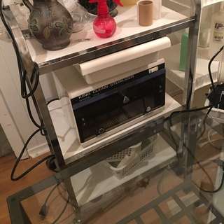 Troly For Salon Use And Also Towel Warmer In Good Condition