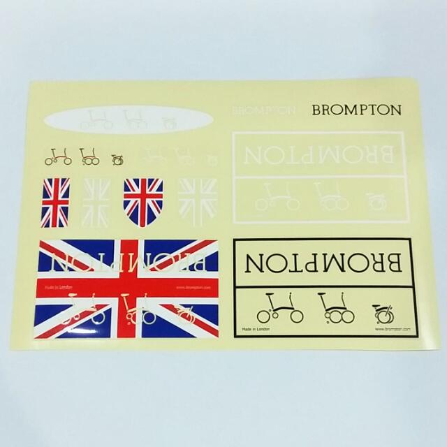 brompton bike label