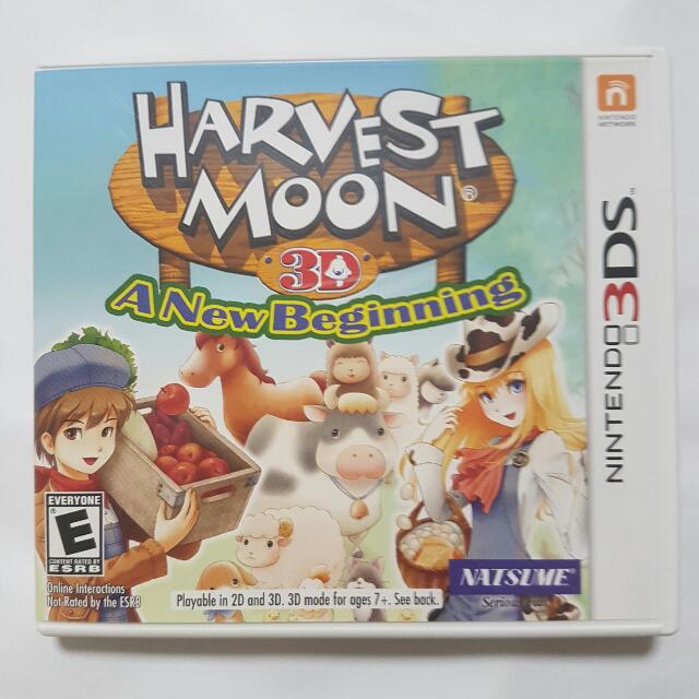 Harvest Moon Hometown Story And New Beginning, Toys & Games, Video Gaming, Video Games on Carousell