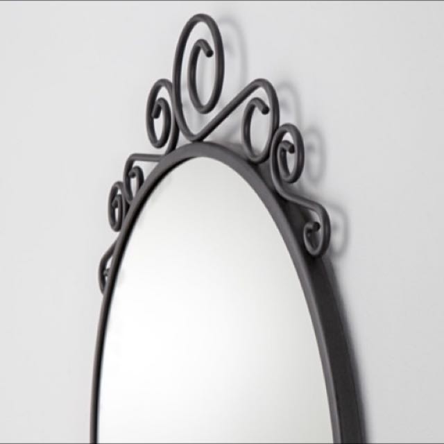 Ikea Round Mirror Black Frame Oval Round Wall Mounted Mirrors Ikea