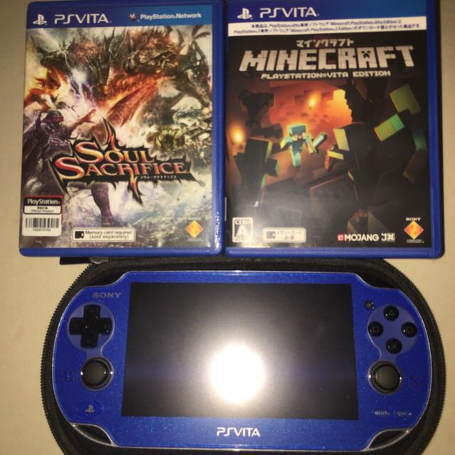 Ps Vita Soul Sacrifice Minecraft 電子遊戲 電子遊戲機 其他 Carousell