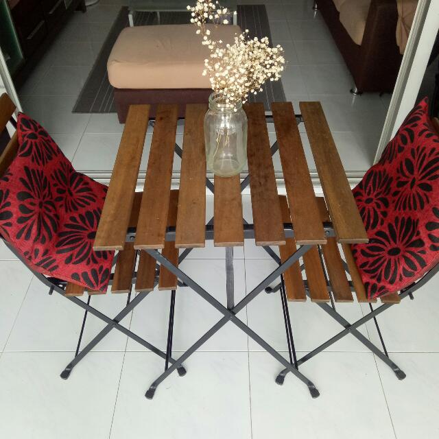 Tarno Ikea Outdoor Table & Chairs, Furniture & Home Living, Outdoor