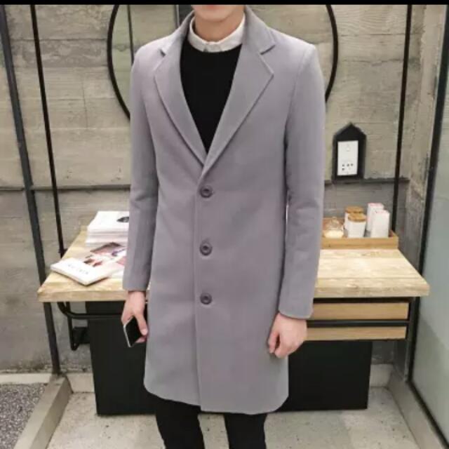 2016 Korean Men Style High Quality Long Coat Men S Fashion Clothes On Carousell