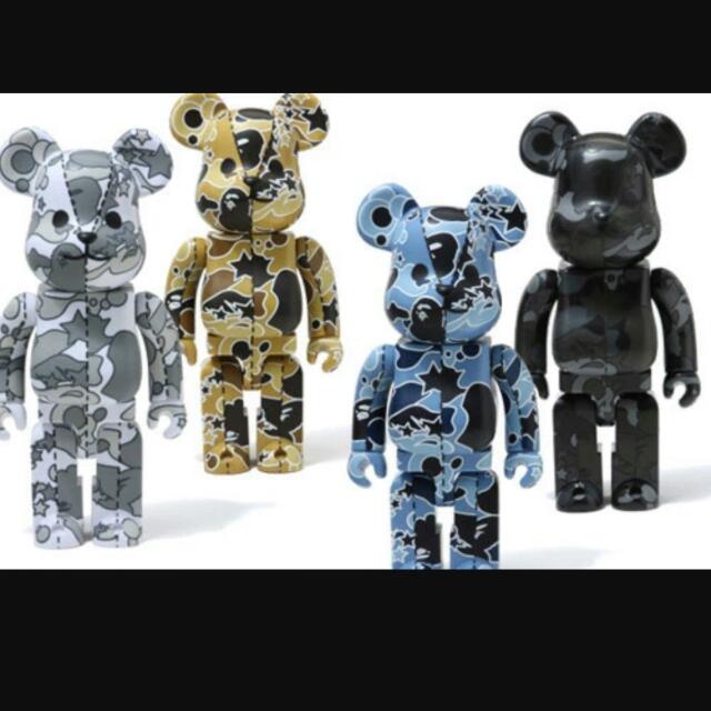 bearbrick 400 bape