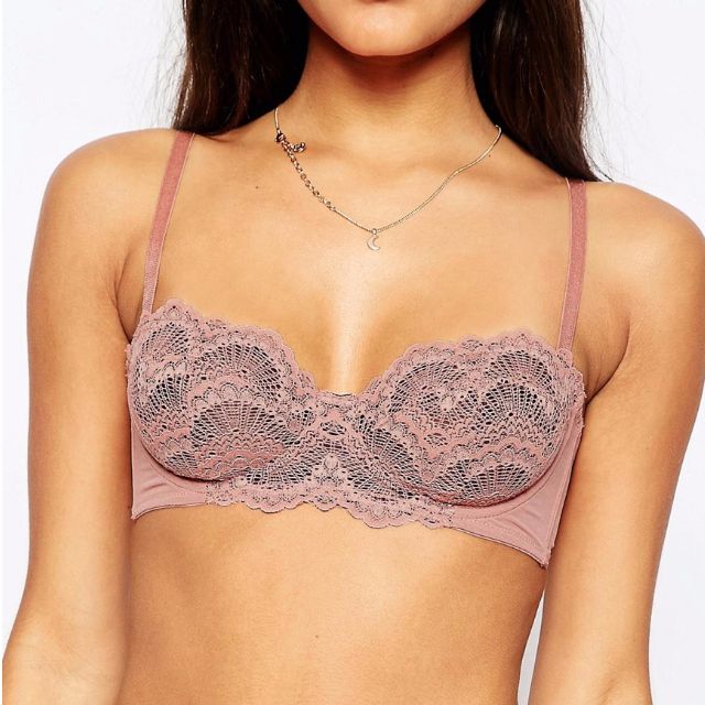 ASOS Fan Lace Balconette Underwire Bra