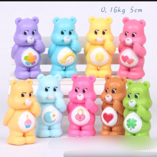 Instocks Care Bear Cake Topper Figurers Babies Kids On Carousell