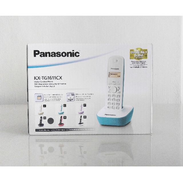 Panasonic Digital Cordless Phone KX-TG1611CX (Black), Mobile Phones ...