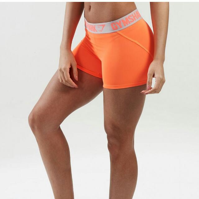 coral running shorts