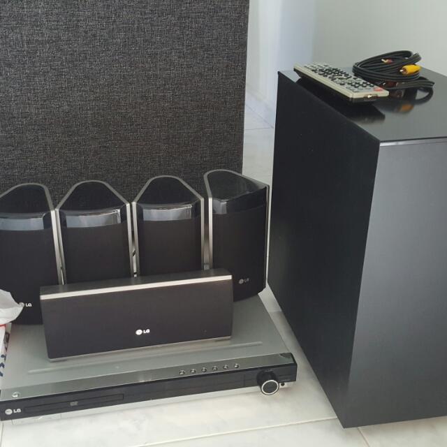 LG DVD Home Theater 5.1 System LHS76SBS For Sale, TV & Home Appliances
