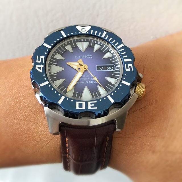 Limited Edition SEIKO Superior Blue Monster SRP455K1 RARE