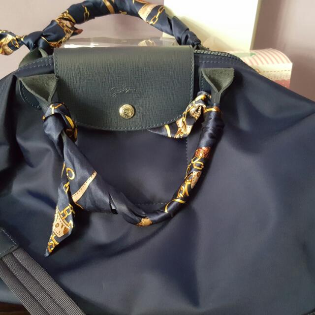 Longchamp Bag With Scarf, Women's 