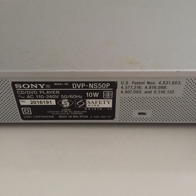 SONY DVPNS50P CD/DVD Player, Audio, Soundbars, Speakers & Amplifiers