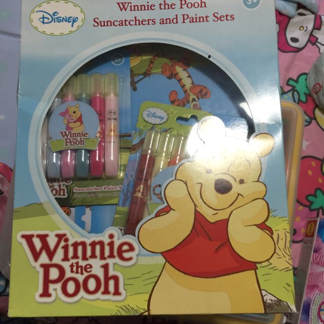 Winnie The Pooh Suncatcher Paint Sets Babies Kids On Carousell