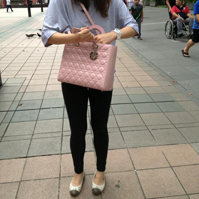 100 Authentic Bnib Lady Dior Large Patent Bag Luxury Bags Wallets On Carousell