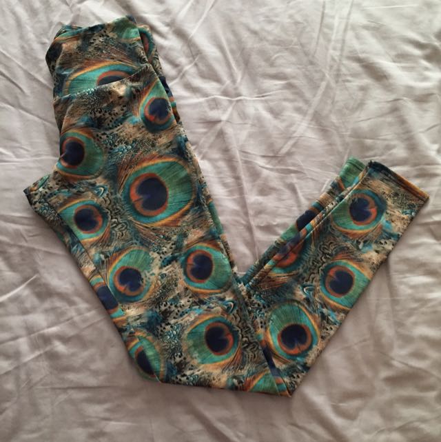 Onzie peacock leggings discount