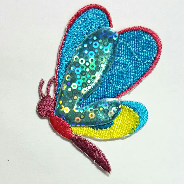 Download Iron On Patch Applique 3d Hologram Butterfly 2 50 Each Piece Design Craft Others On Carousell