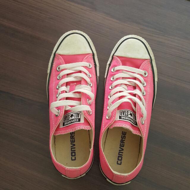 hot pink converse shoes