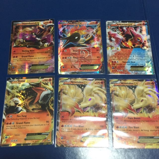 fire pokemon cards ex