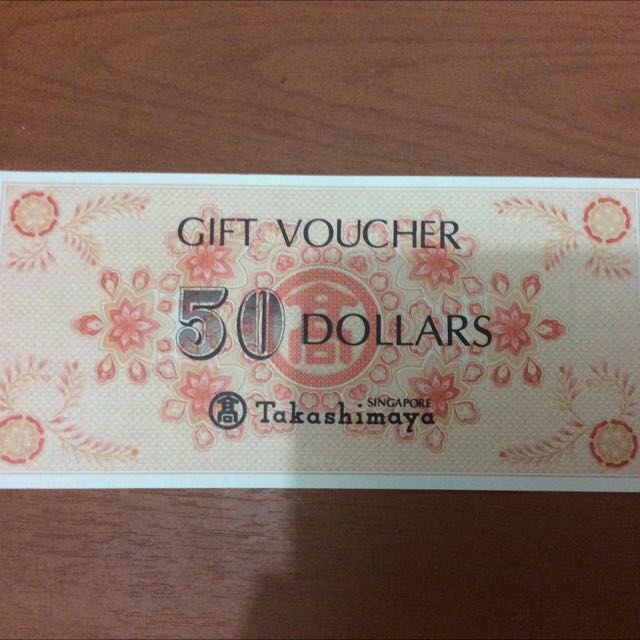 Takashimaya voucher, Tickets & Vouchers, Vouchers on Carousell