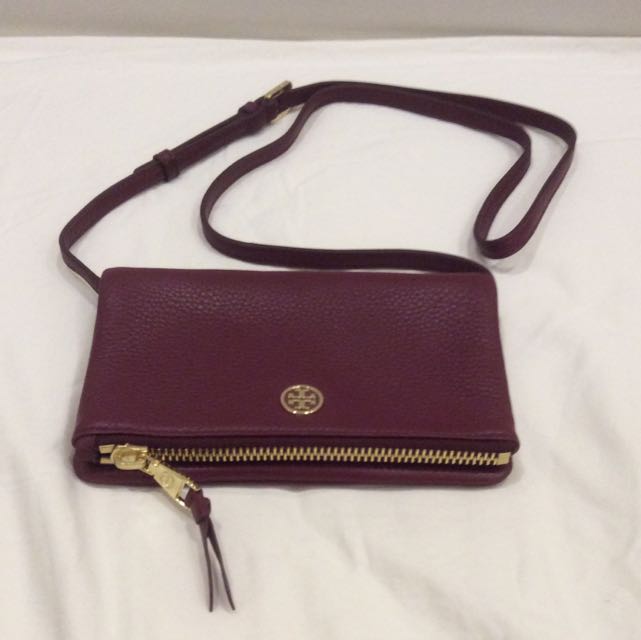 Authentic Tory Burch Kira Pebbled Flap Bag, Luxury, Bags & Wallets on  Carousell