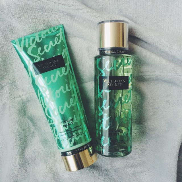Victoria secret snow mint body spray outlet