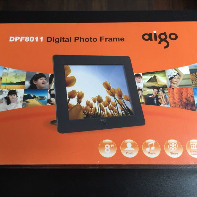 Aigo Digital Photo Frame DPF8011, Furniture & Home Living, Home Decor