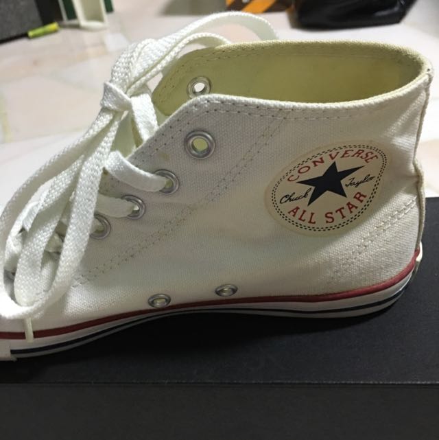 Authentic Converse CT dainty mid white US 6 Women s Fashion