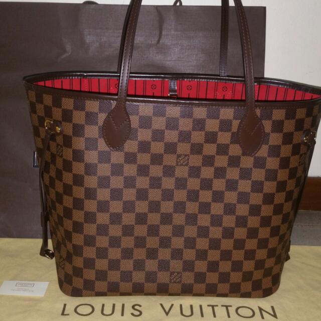 Louis Vuitton LV ESCALE NEVERFULL MM, Luxury, Bags & Wallets on Carousell