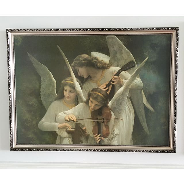 High Quality Art Print With Elegant Frame Angel Classic