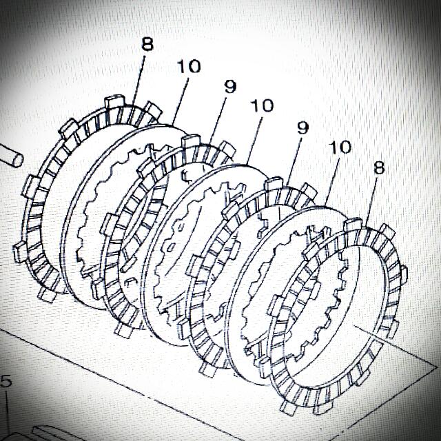 clutch plate for yamaha fz