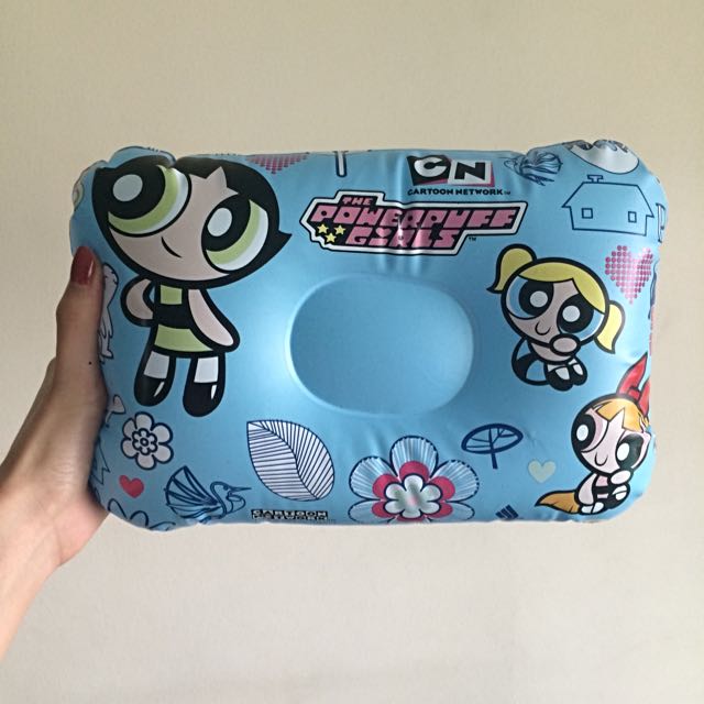 Powerpuff Girls Travel Pillow Babies Kids Toys Walkers On