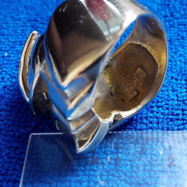 Solid Brass Gundam Ring, Hobbies & Toys, Toys & Games on Carousell