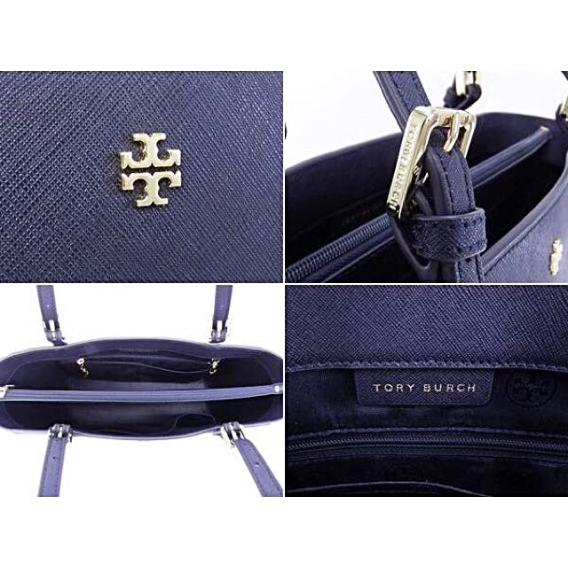 Tory Burch Small 'york' Buckle Tote In Purple Iris