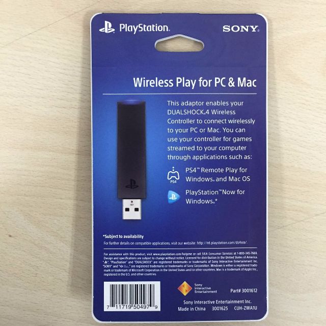 Sony PlayStation 4 DualShock USB Adapter for PC/Mac - Accessoires