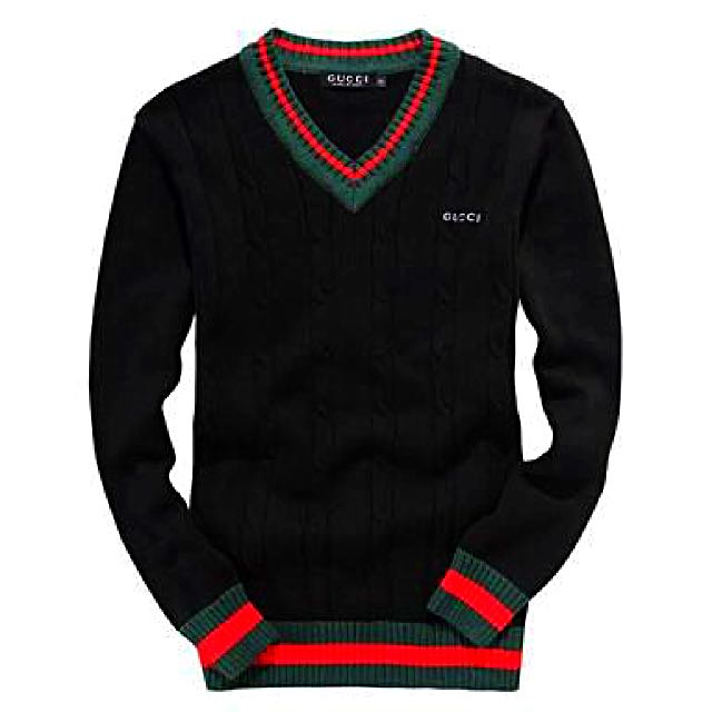black and red gucci sweater