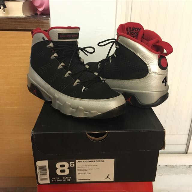 jordan 9 johnny kilroy