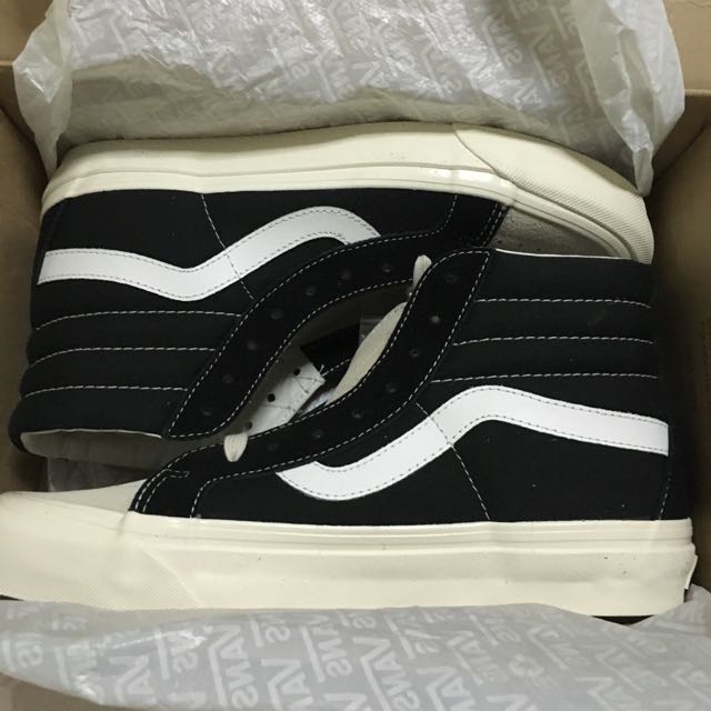 Fear of god x Vans Sk8 hi Reissue Men s Fashion Footwear Sneakers on Carousell