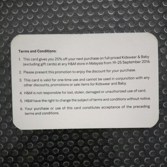 H&m 25 deals off